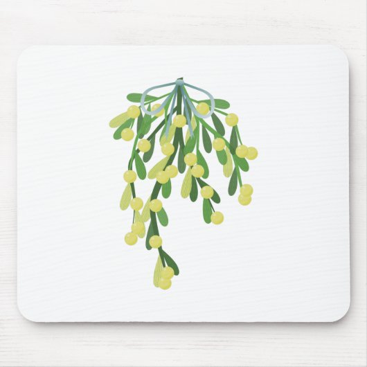 Tapis De Souris mistletoe de Noël (Devant)