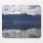 Tapis De Souris Misty Alaskan Sea dans les tons bleu (Devant)