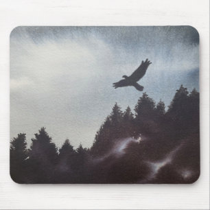 Tapis De Souris Misty Morning dans les montagnes