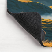 Tapis De Souris Misty Point Reyes National Seashore Elk (Coin)