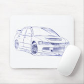 Tapis De Souris MIT Lancer Evo IX (Avec souris)