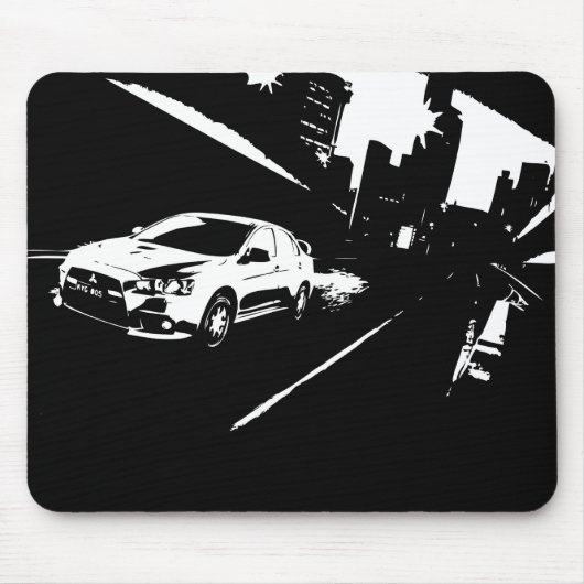 Tapis De Souris Mitsubishi Lancer Evoluion (Devant)