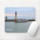 Tapis De Souris Mlle Buffalo et phare, Buffalo NY (Avec souris)