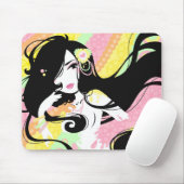 Tapis De Souris Mlle Sherbet (Avec souris)