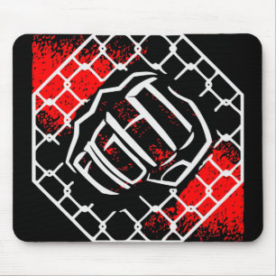 Tapis De Souris MMA Cage Fighting Fist #USAPatriotGraphics ©