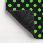 Tapis De Souris Mme Cookies Green Spot Polka Dot Mousepad (Coin)