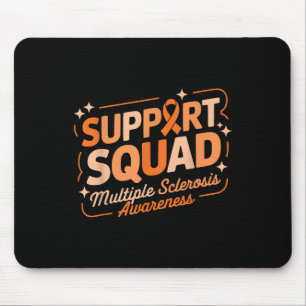 Tapis De Souris Mme Guerrière Mme Équipe de Soutien Sclérose en Pl