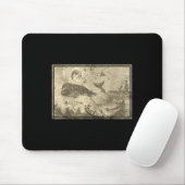 Tapis De Souris Moby attaquant les bateaux baleiniers (Avec souris)