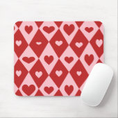 Tapis De Souris Mod Cœurs de la Saint-Valentin (Avec souris)