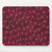 Tapis De Souris Mod Starburst Maroon et rose souris Pad (Devant)