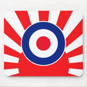Tapis De Souris MOD Target Roundel on Sunburst