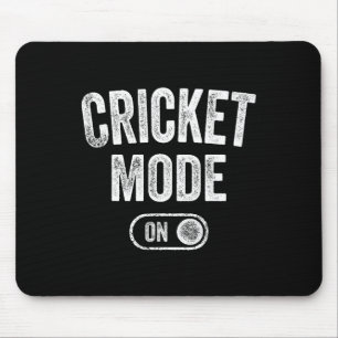 Tapis De Souris Mode Cricket Activé Cadeau Drôle de Joueur de Cric
