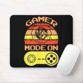 Tapis De Souris Mode de jeu activé Citations de jeu drôles Cadeau  (Avec souris)