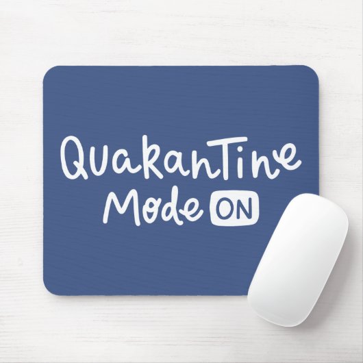 Tapis De Souris Mode de quarantaine activé (Avec souris)