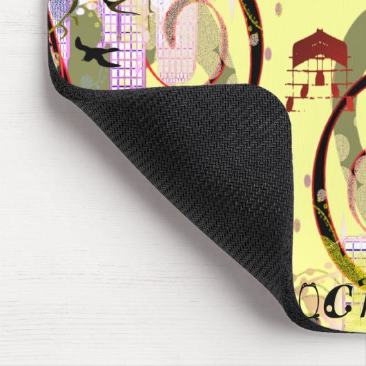 Tapis De Souris Mode Diva tourbillonné (Coin)