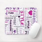 Tapis De Souris Mode Modèle Style Beauté Mousepad personnalisé (Avec souris)