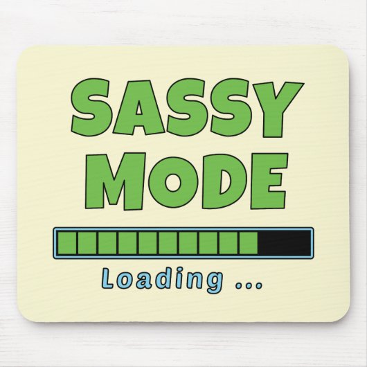 Tapis De Souris Mode Sassy Chargement … (Devant)