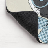 Tapis De Souris Mode Smart de chat siamois (Coin)