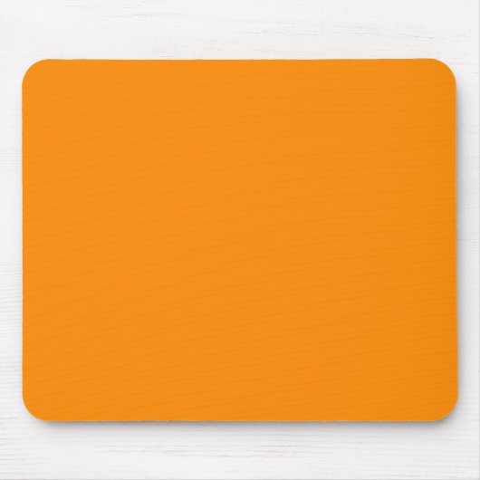 Tapis De Souris Modèle Customisé orange pur blanc (Devant)
