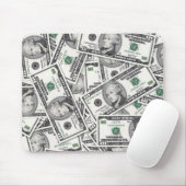Tapis De Souris Modèle de billet de 10 $ (Avec souris)