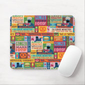 Tapis De Souris Modèle de camion gastronomique de Cookie Monster (Avec souris)