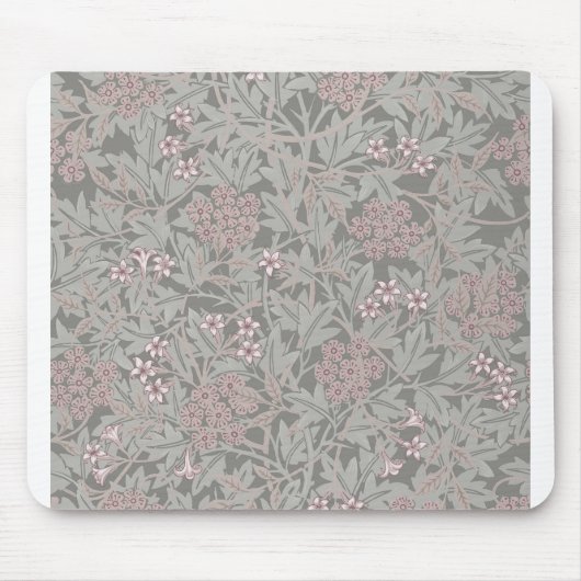 Tapis De Souris Modèle de fleur de jasmin de William Morris (Devant)