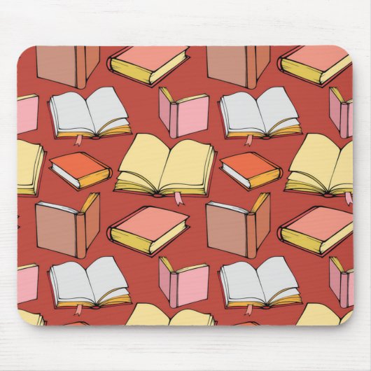 Tapis De Souris Modèle de livre (Devant)