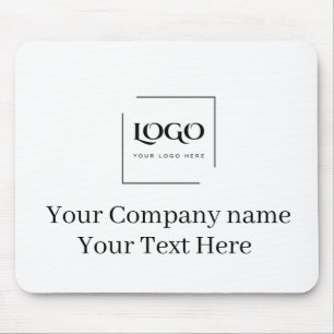 Tapis De Souris Modèle de logo personnalisé élégant
