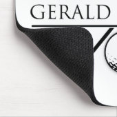 Tapis De Souris Modèle de monogramme de conception de golf (Coin)