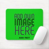 TAPIS DE SOURIS MODELE DE TEXTE D'IMAGE VERT CITRON ÉDITABLE MODER (Avec souris)