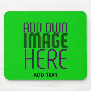 TAPIS DE SOURIS MODELE DE TEXTE D'IMAGE VERT CITRON ÉDITABLE MODER