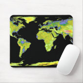 Tapis De Souris Modèle d'élévation numérique des continents sur Ea (Avec souris)