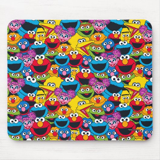 Tapis De Souris Modèle d'équipe de Rue Sesame (Devant)