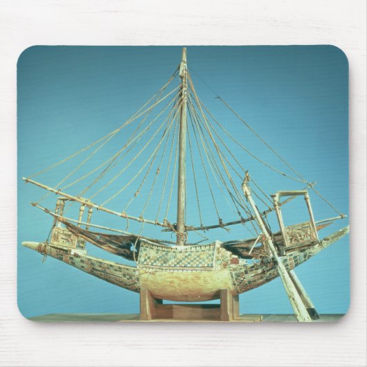 Tapis De Souris Modèle d'un des bateaux du pharaon (Devant)