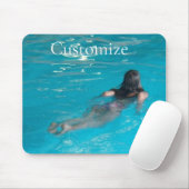 Tapis De Souris Modèle féminin natation Thunder_Cove (Avec souris)