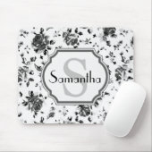 Tapis De Souris Modèle floral (Avec souris)