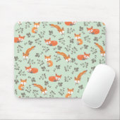 Tapis De Souris Modèle floral Foxy (Avec souris)