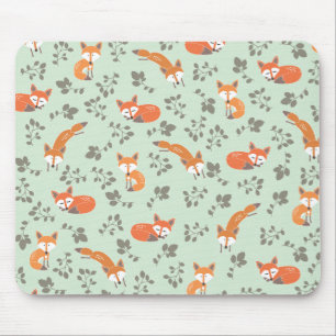 Tapis De Souris Modèle floral Foxy