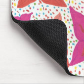 Tapis De Souris Modèle floral gras (Coin)