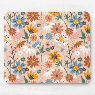 Tapis De Souris Modèle floral peint à la main-23136