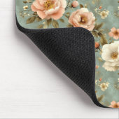 Tapis De Souris Modèle Floral rose vintage (Coin)