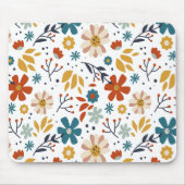 Tapis De Souris Modèle floral tiré à la main (Devant)