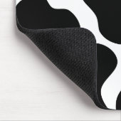 Tapis De Souris Modèle noir et blanc d'impression de vache (Coin)