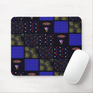 Tapis De Souris Modèle patchwork du 4 juillet - 4 juillet