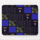 Tapis De Souris Modèle patchwork du 4 juillet - 4 juillet (Devant)