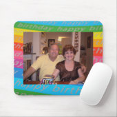 Tapis De Souris Modèle photo d'anniversaire (Avec souris)