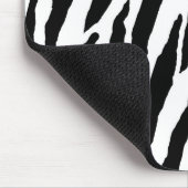 Tapis De Souris Modèle Zèbre Noir Et Blanc tendance (Coin)