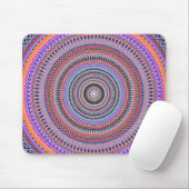 Tapis De Souris modèles de mandala colorés (Avec souris)