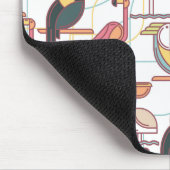 Tapis De Souris Modelez avec les oiseaux tropicaux que | ajoutent (Coin)