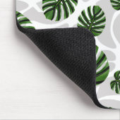 Tapis De Souris Modern Boho Botanical Leaves Pattern (Coin)
